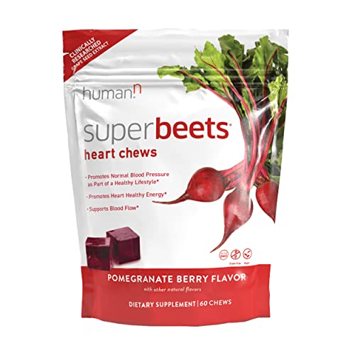 HumanN SuperBeets Heart Chews - Nitric Oxide Production for Daily...
