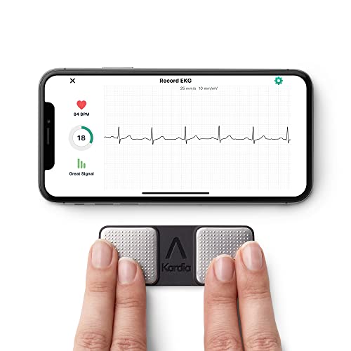 KardiaMobile 1-Lead Personal EKG Monitor – Record EKGs at Home...