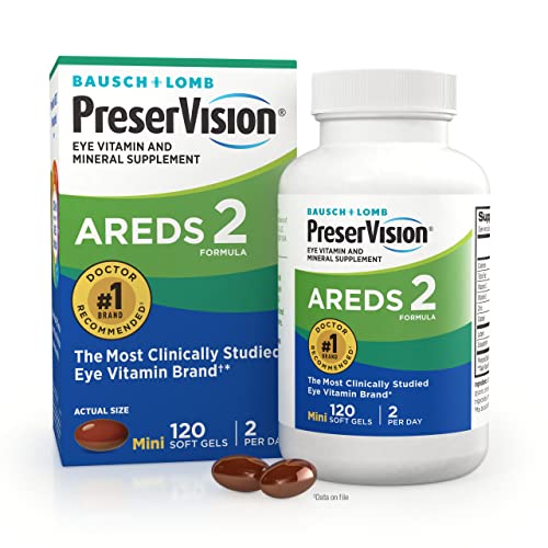 PreserVision AREDS 2 Eye Vitamin & Mineral Supplement, Contains...